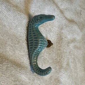Ceramic Seahorse drawer pull